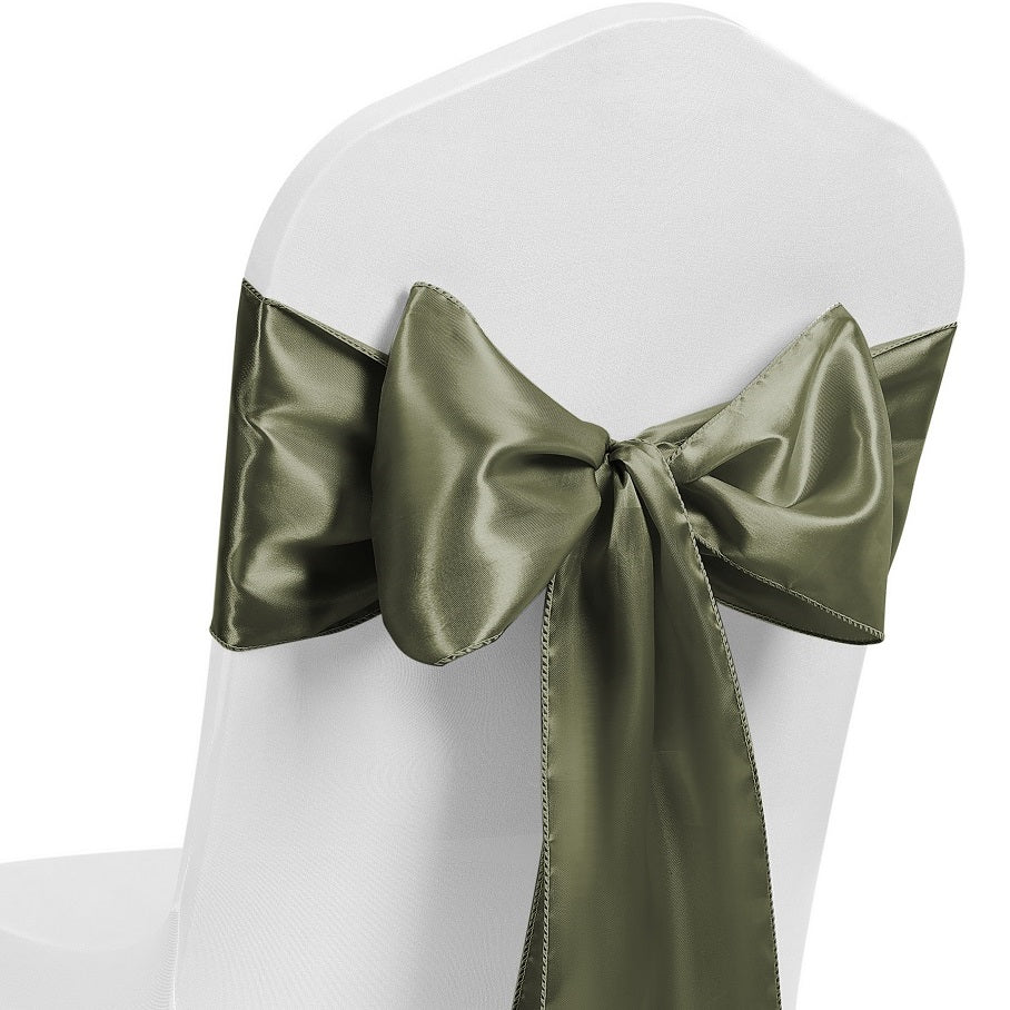 Sage green chair discount sashes